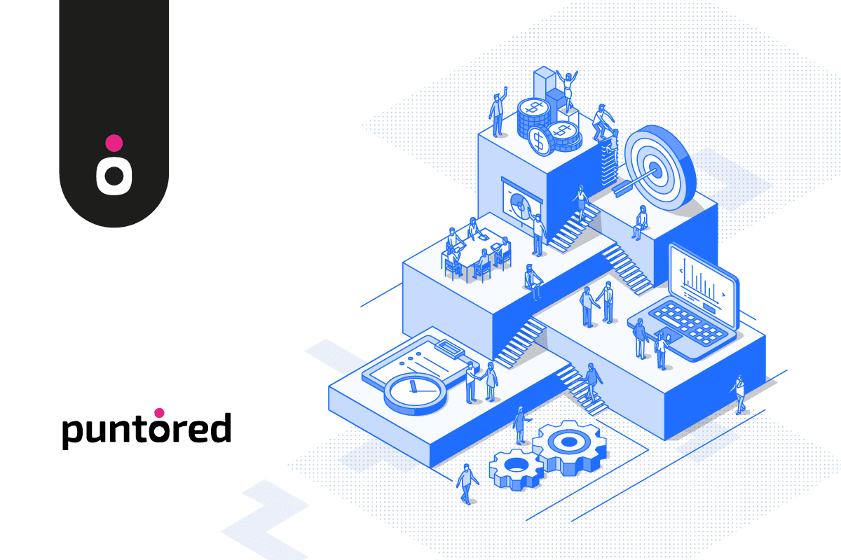 Representación de la interconexión de datos financieros y finanzas abiertas.